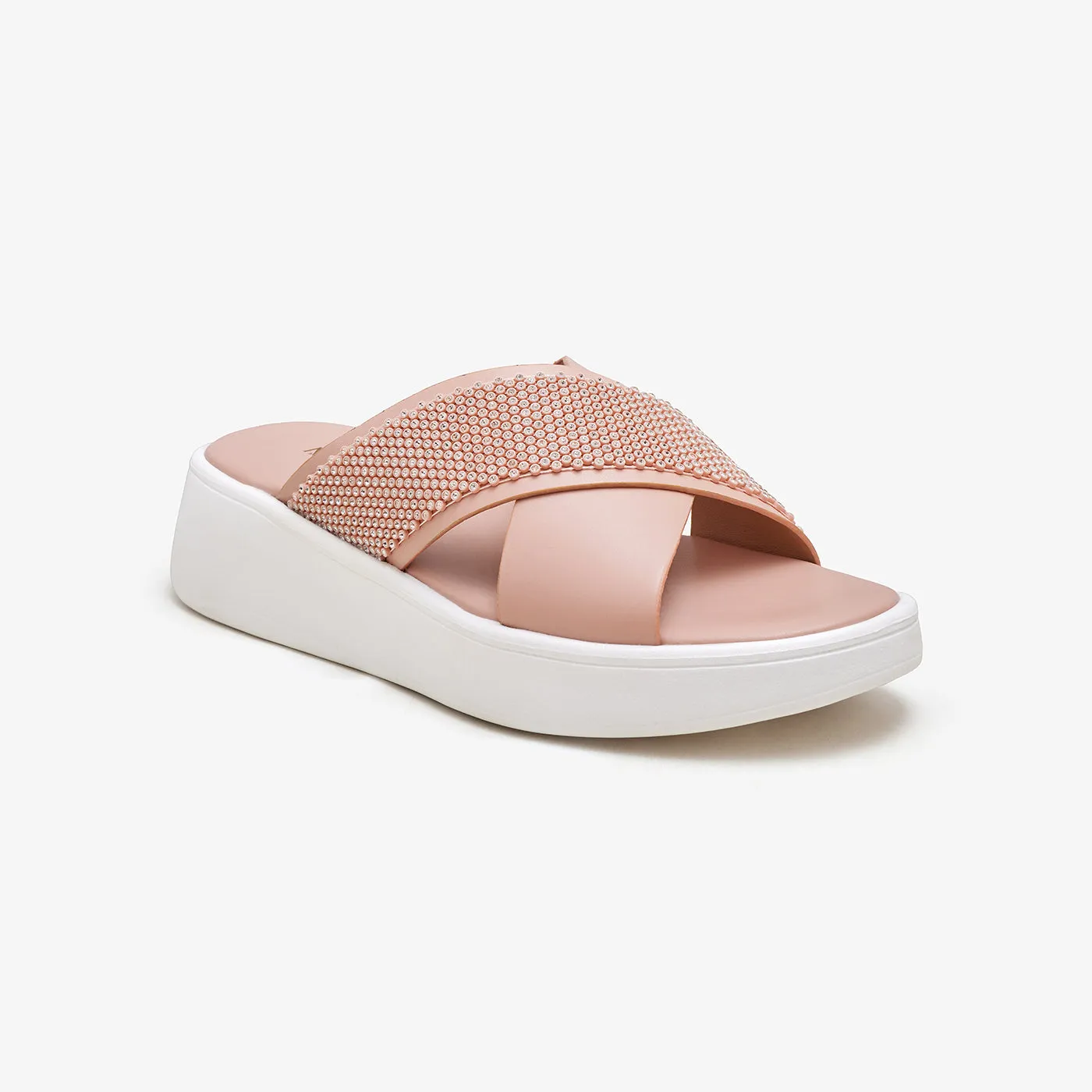 Women's Cross-Strap Flats