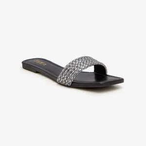 Women's Diamante Flats
