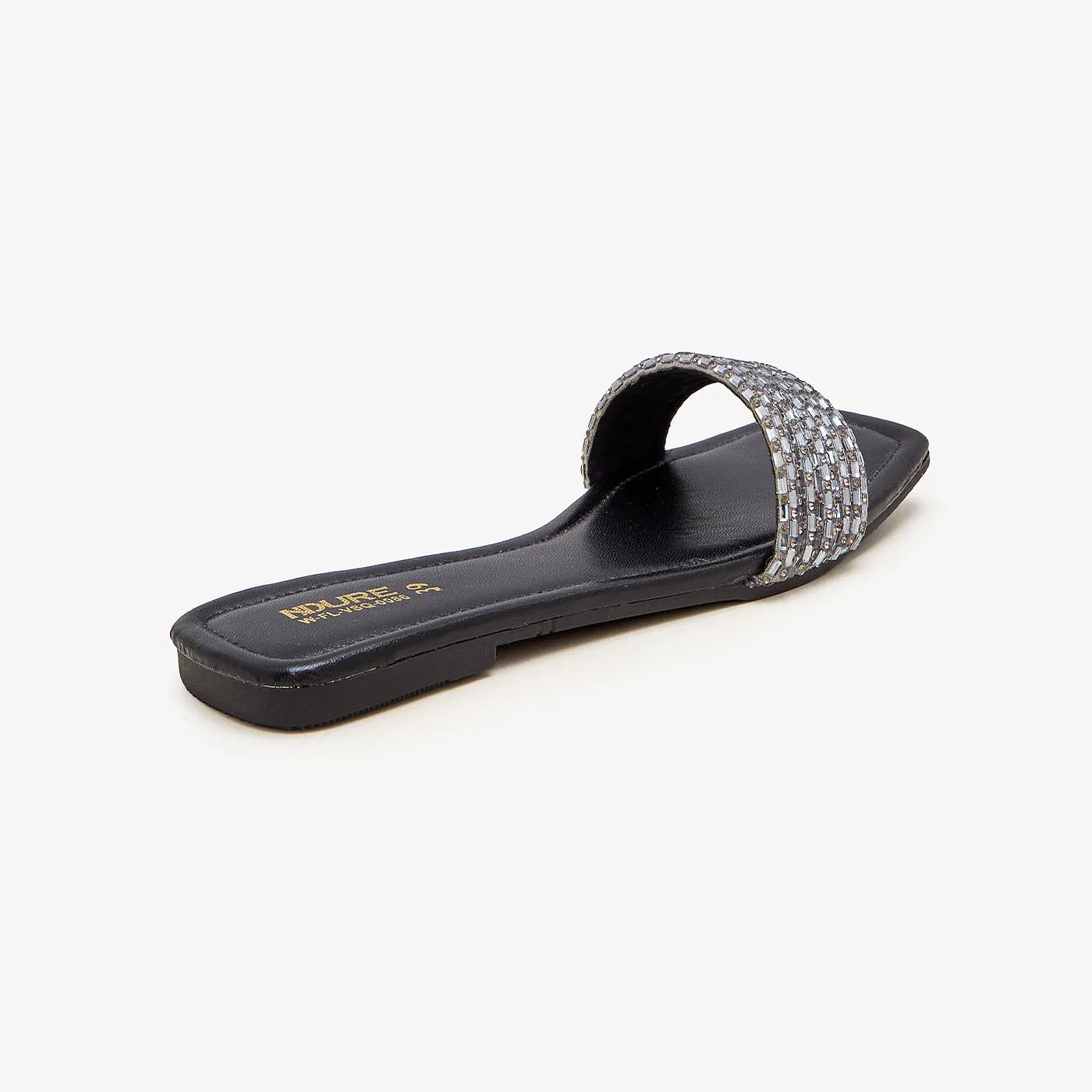 Women's Diamante Flats