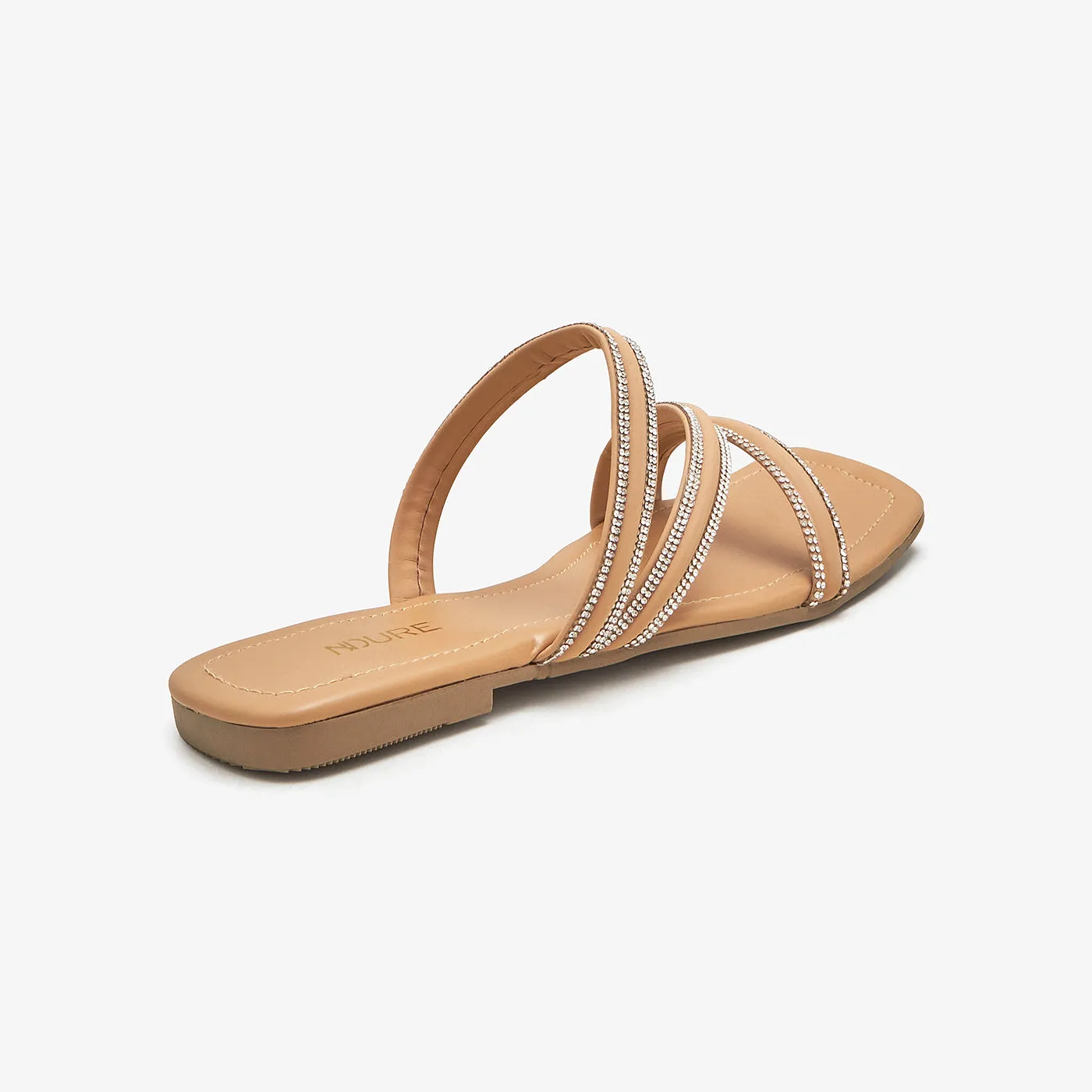 Women's Glitter Stride Flats