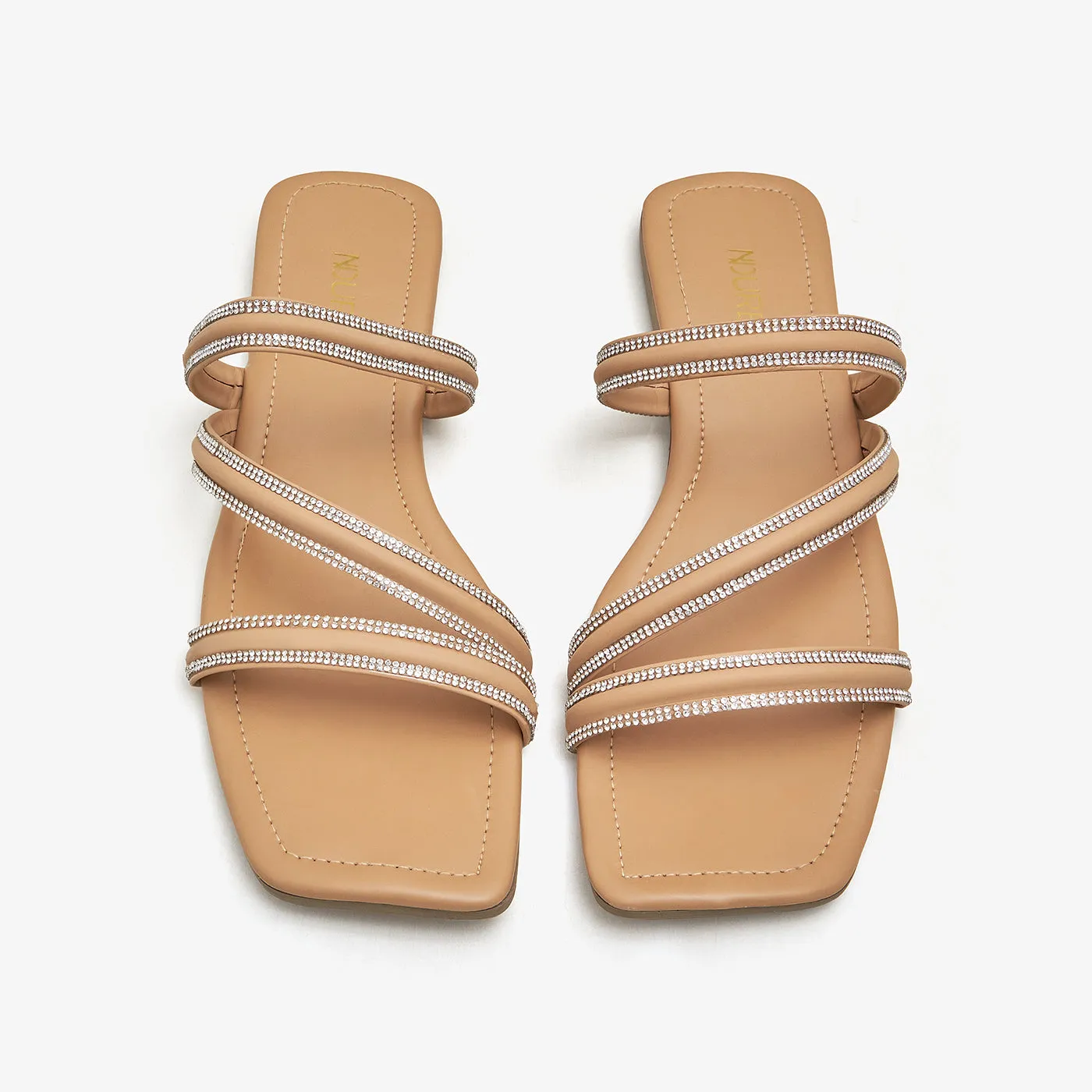 Women's Glitter Stride Flats