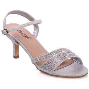 Womens ‘Kujan’ Decorated Heeled Sandals
