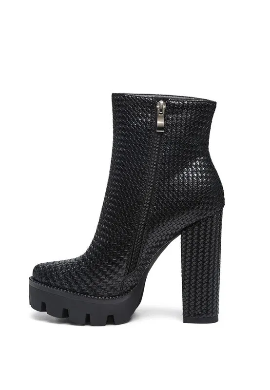Women's London Rag Bounty Platform Chelsea Block Heels Boots
