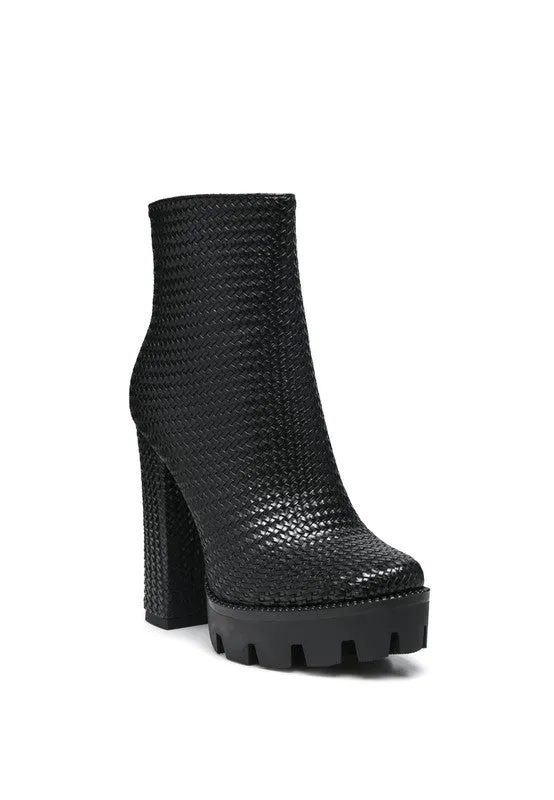Women's London Rag Bounty Platform Chelsea Block Heels Boots