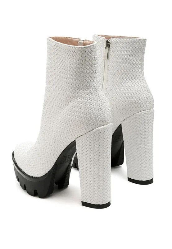 Women's London Rag Bounty Platform Chelsea Block Heels Boots