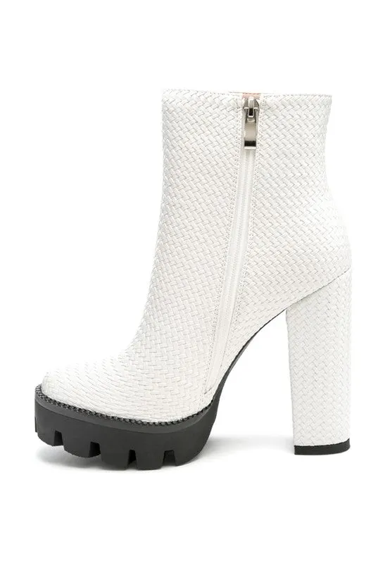 Women's London Rag Bounty Platform Chelsea Block Heels Boots