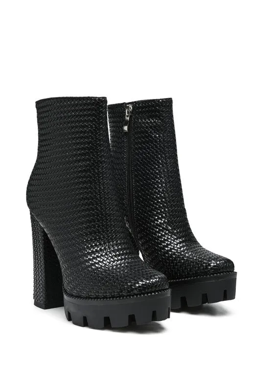 Women's London Rag Bounty Platform Chelsea Block Heels Boots