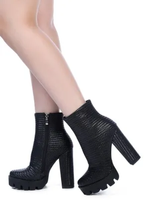 Women's London Rag Bounty Platform Chelsea Block Heels Boots