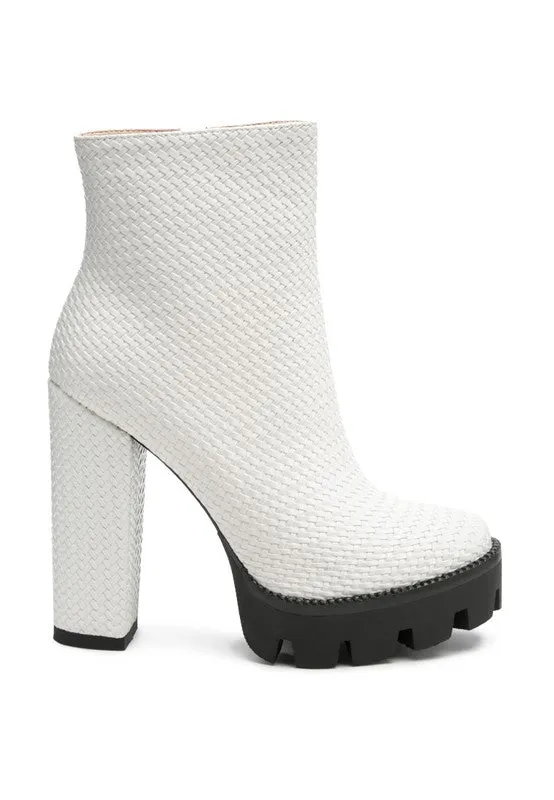 Women's London Rag Bounty Platform Chelsea Block Heels Boots