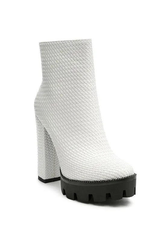 Women's London Rag Bounty Platform Chelsea Block Heels Boots