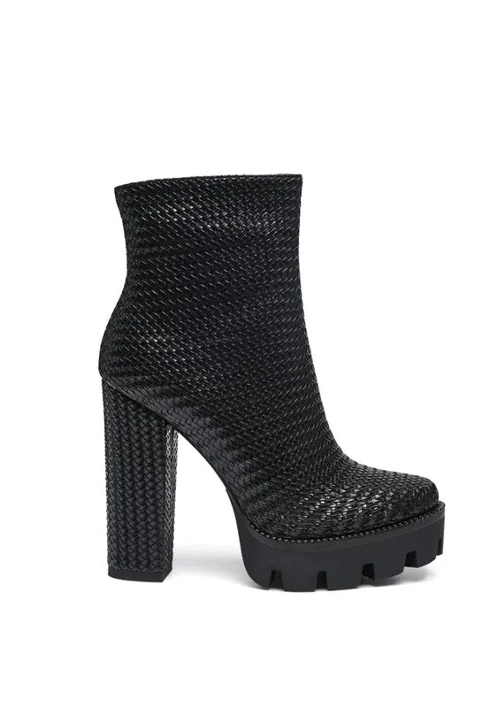 Women's London Rag Bounty Platform Chelsea Block Heels Boots