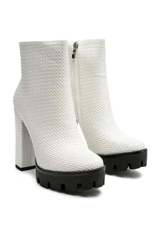 Women's London Rag Bounty Platform Chelsea Block Heels Boots