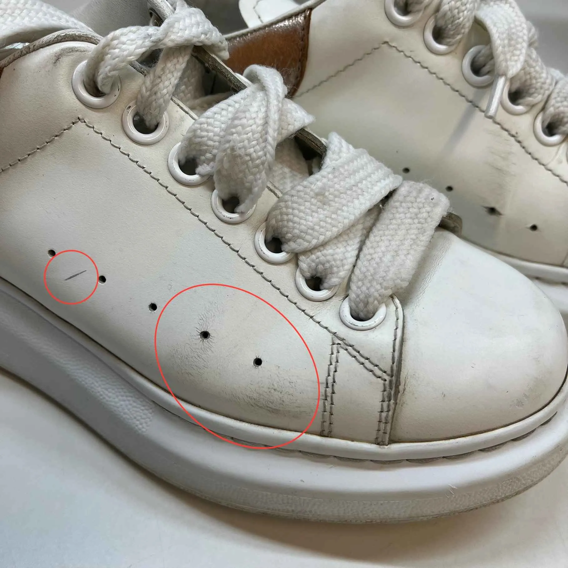 Women's Oversized Low Trainers White Size EU 36.5 / UK 3.5