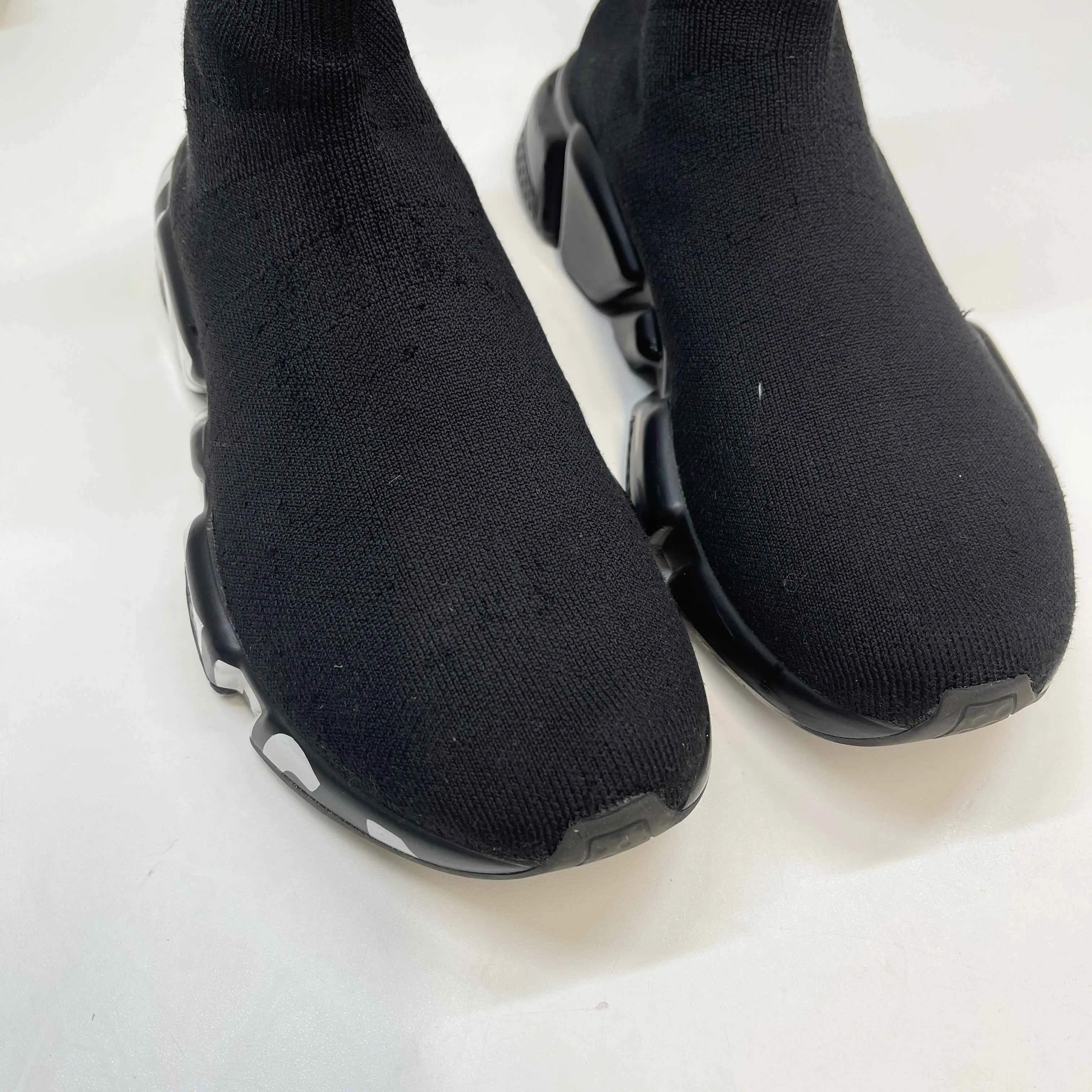 Women's Speed Sock Graffiti High Trainers Black Size EU 37 / UK 4