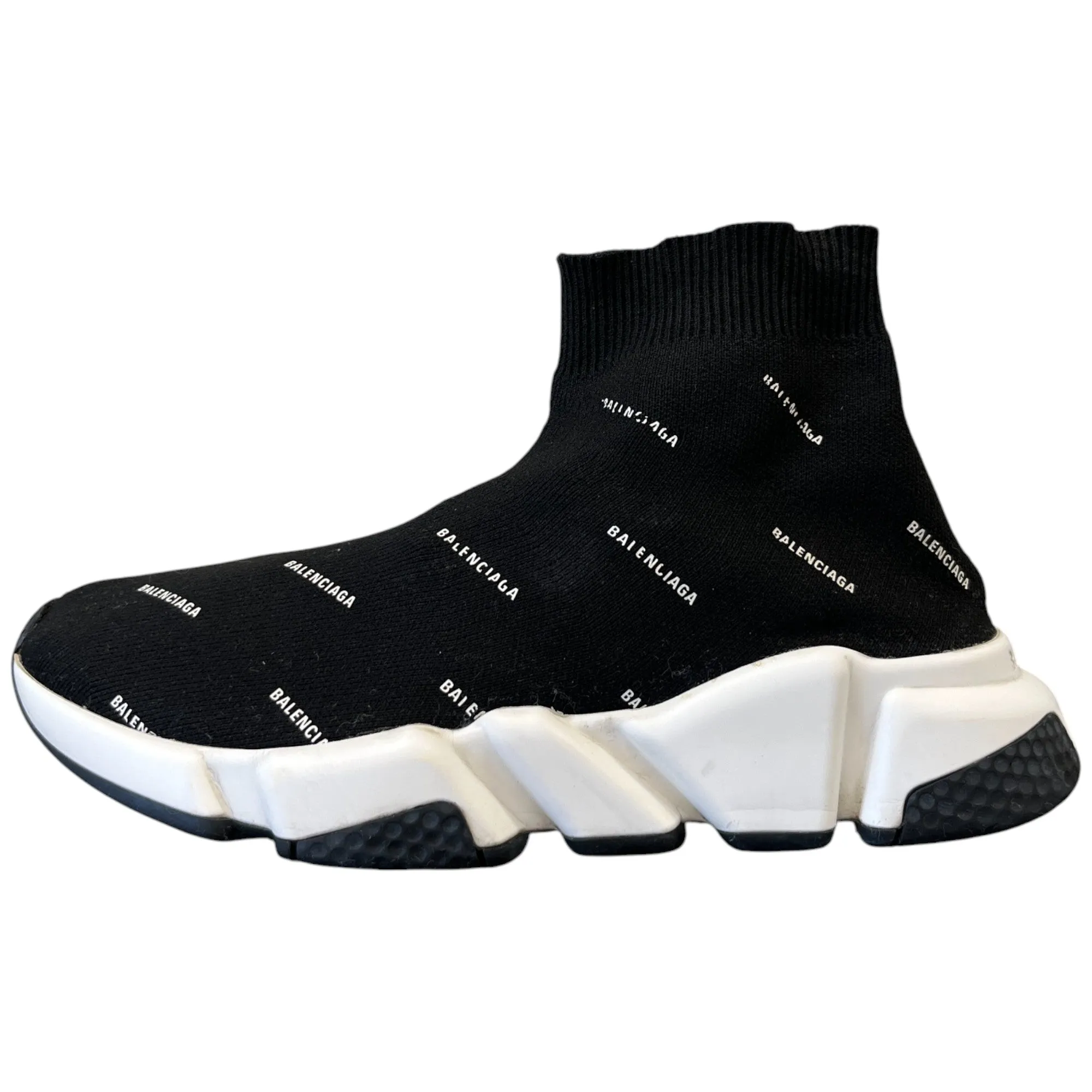 Women's Speed Sock High Trainers Black Size EU 36 / UK 3