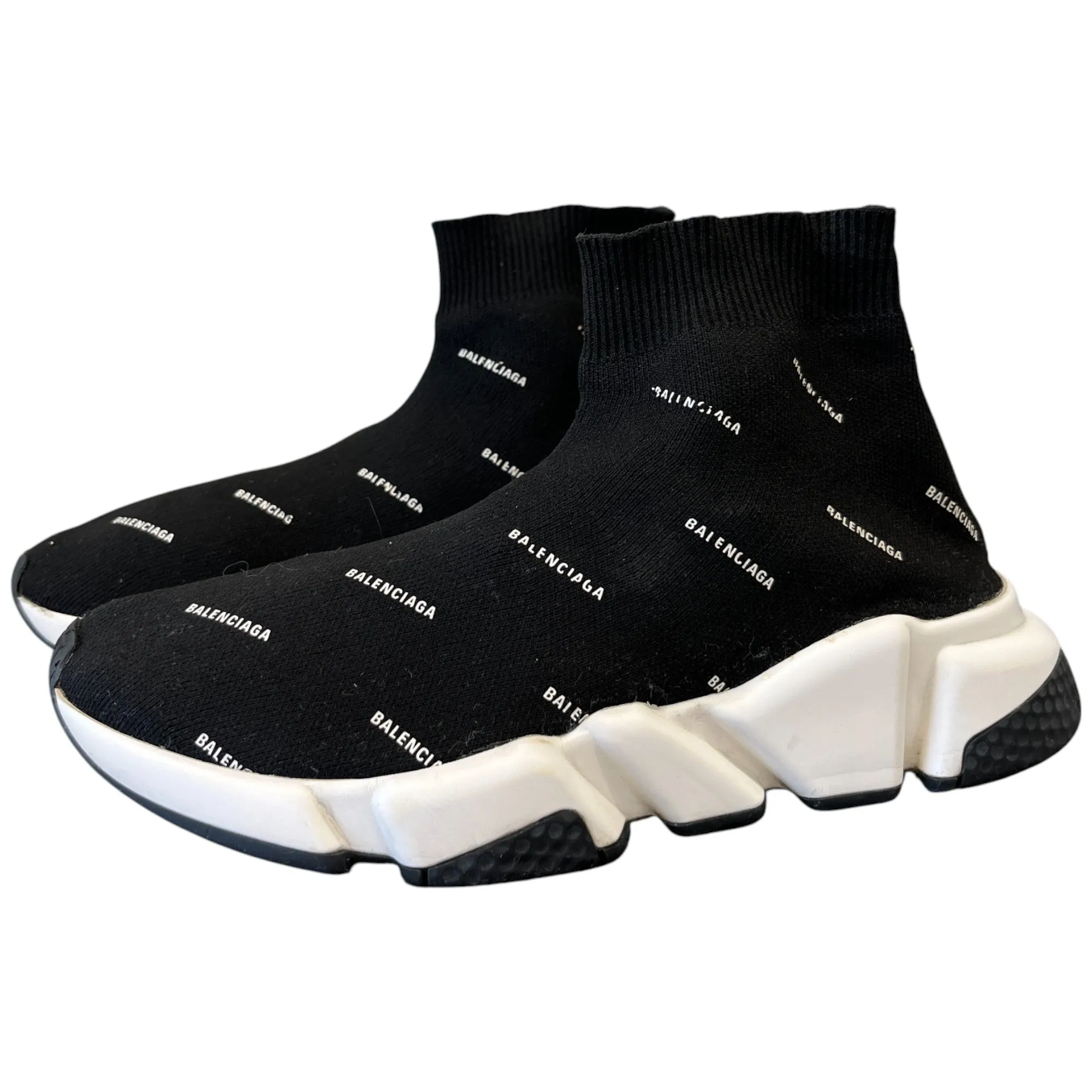 Women's Speed Sock High Trainers Black Size EU 36 / UK 3