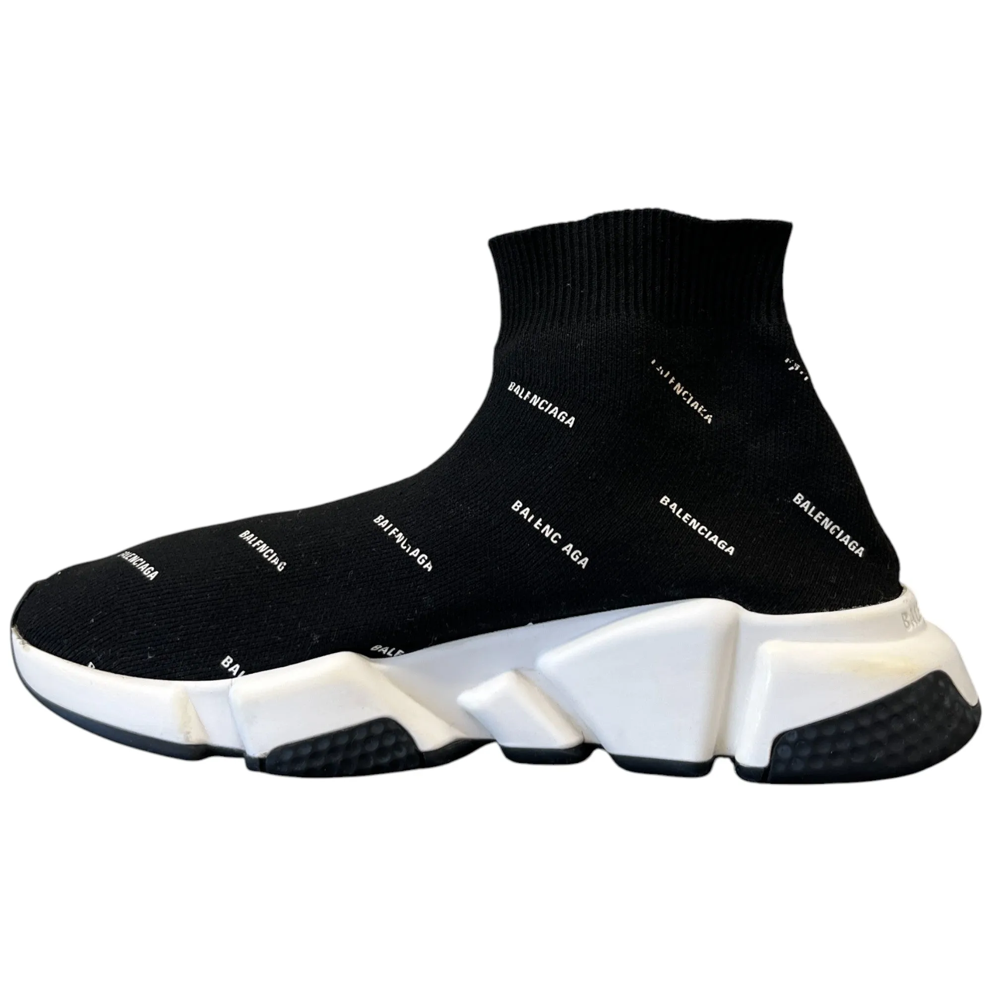 Women's Speed Sock High Trainers Black Size EU 36 / UK 3