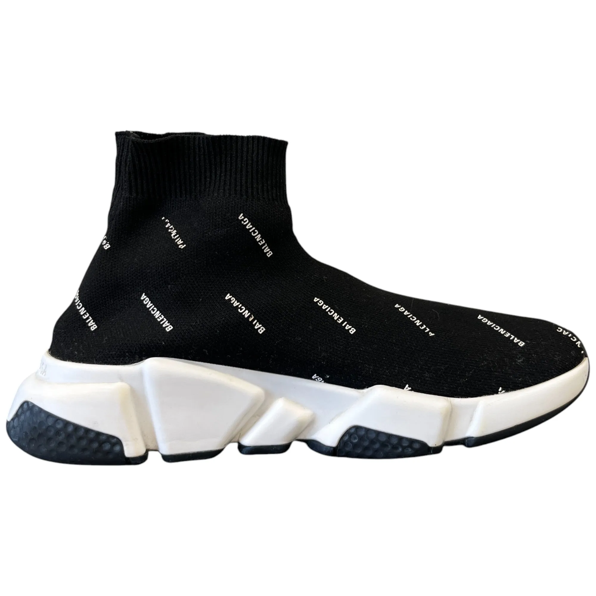 Women's Speed Sock High Trainers Black Size EU 36 / UK 3