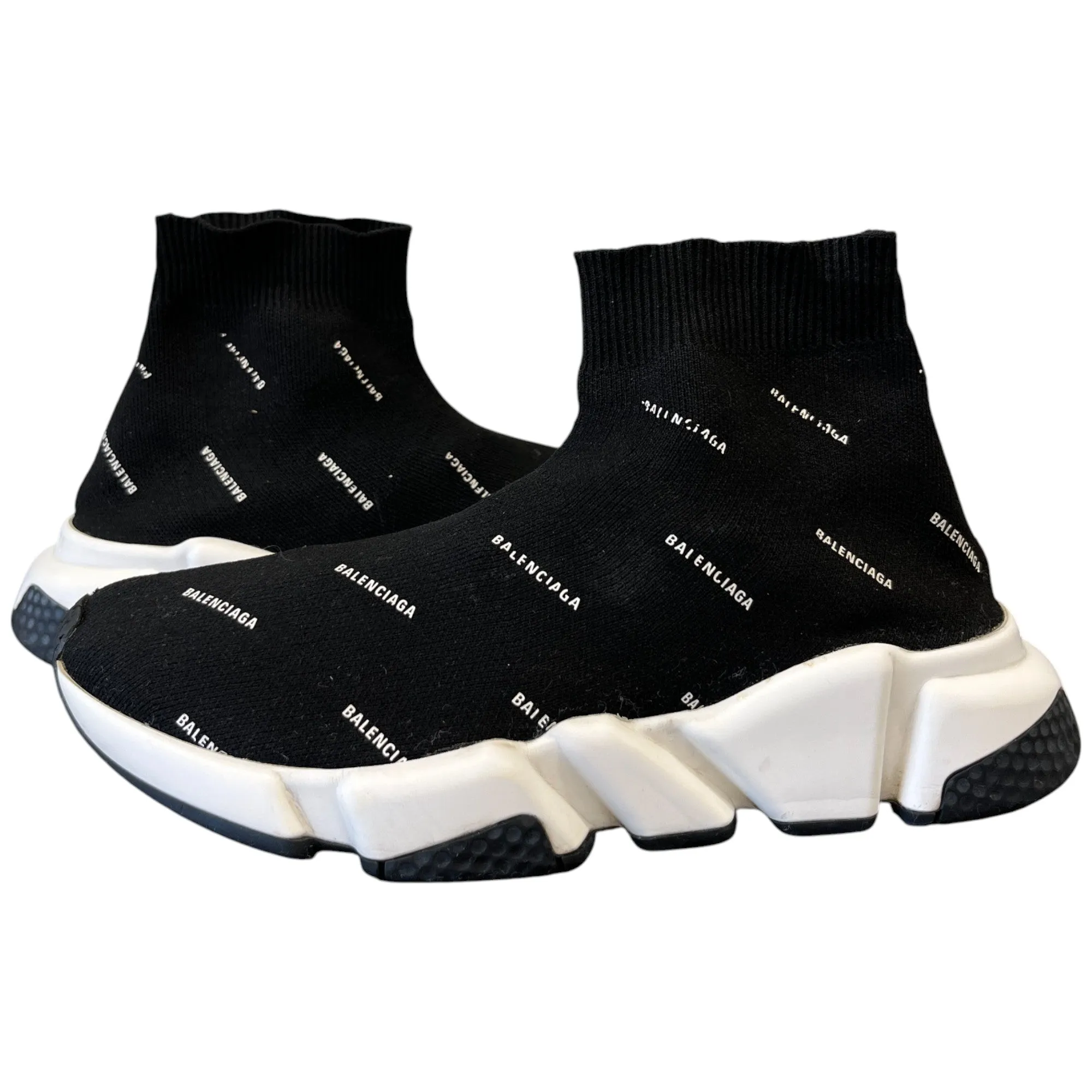 Women's Speed Sock High Trainers Black Size EU 36 / UK 3