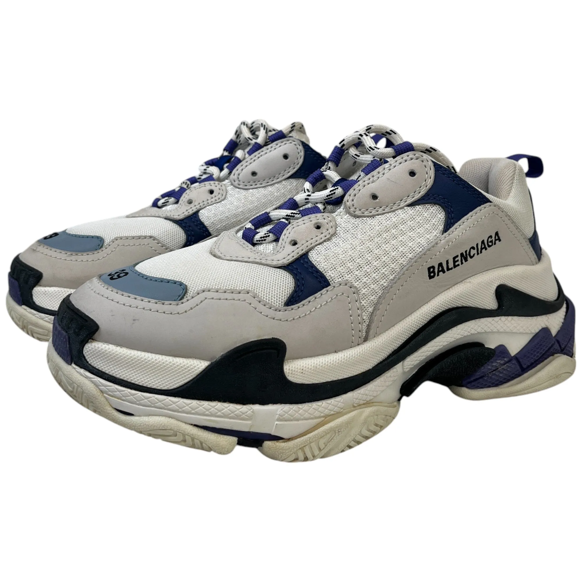 Women's Triple S Low Trainers Purple Size EU 39 / UK 6