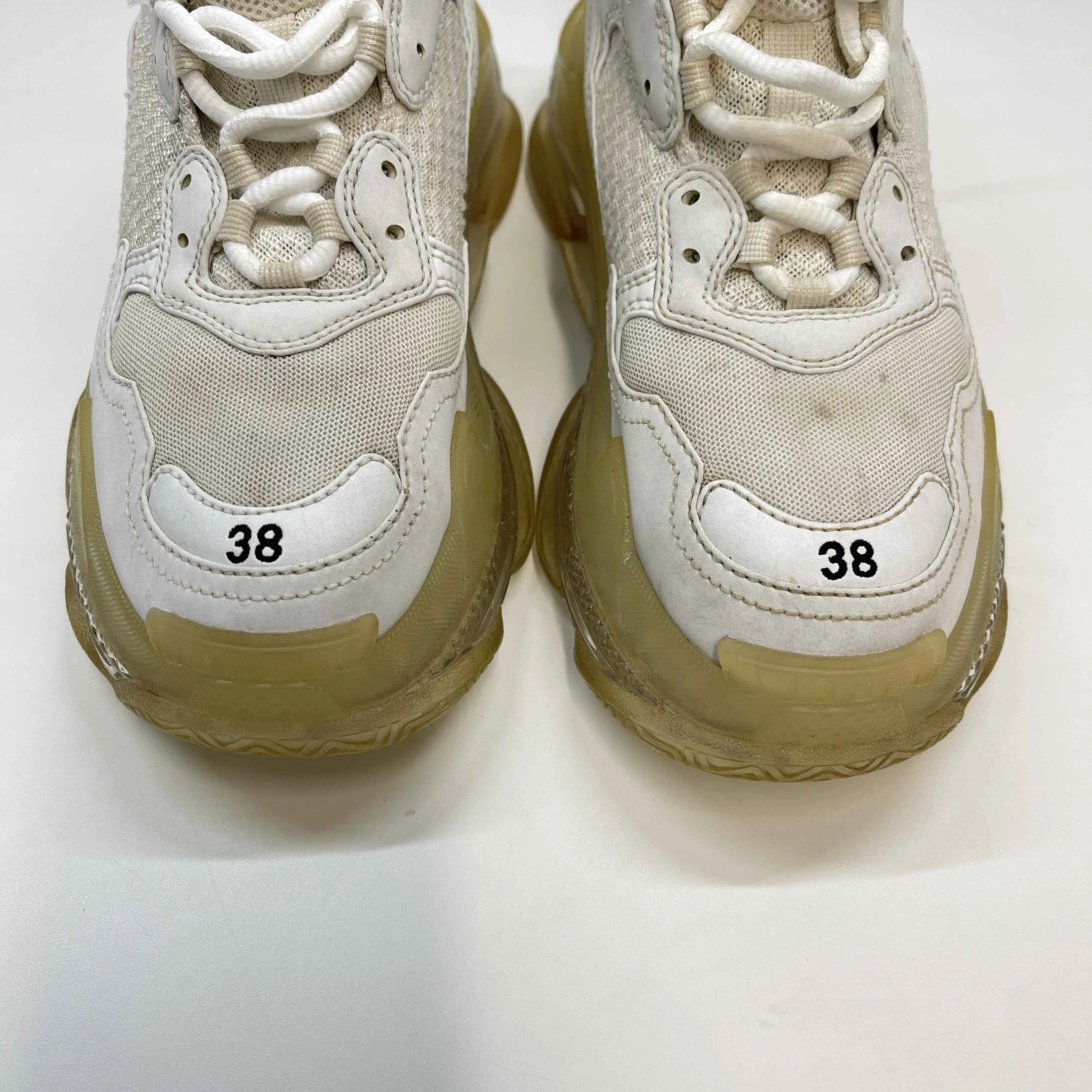 Women's Triple S Low Trainers White Size EU 38 / UK 5