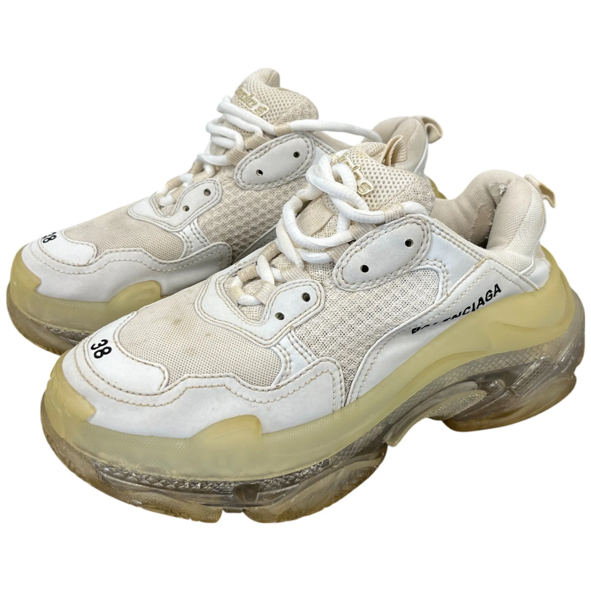 Women's Triple S Low Trainers White Size EU 38 / UK 5