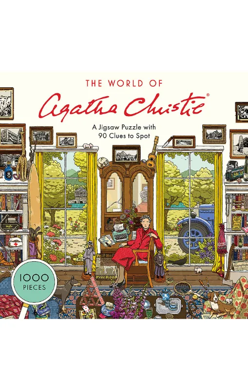 World of Agatha Christie: 1000-piece Jigsaw, The: 1000-piece Jigsaw with 90 clues to spot - Agatha Christie Ltd