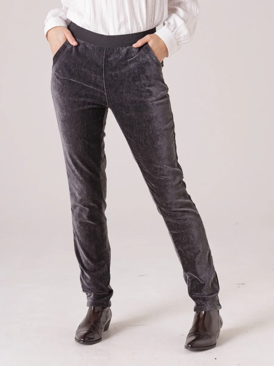 Yarra Trail Stretch Velvet Pant