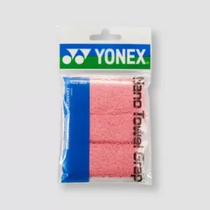 YONEX Nano-Towel Grap AC4033EX Red (3 pack)