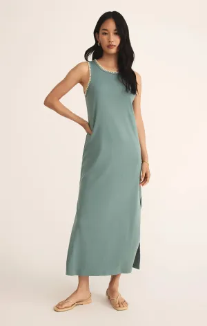 Z SUPPLY Delamer Whipstitch Rib Midi Dress